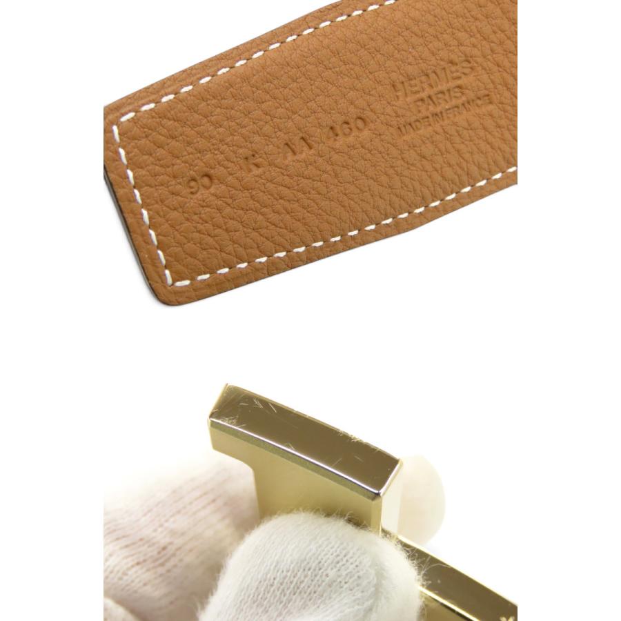 HERMES（エルメス） 未使用 コンスタンス Hベルト パーマブラス