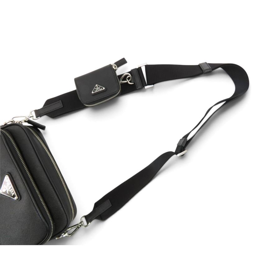 PRADA（プラダ） 新品同様 サフィアーノ トライアングル 斜め掛け