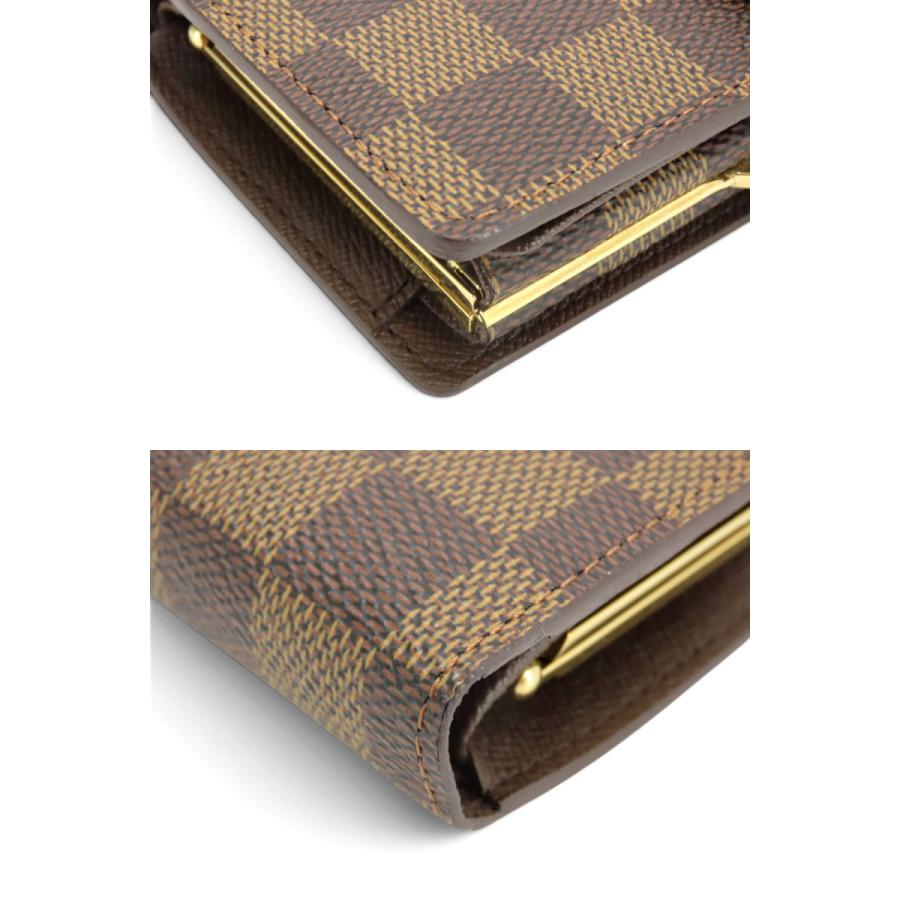 ルイヴィトン ポルトフォイユ ヴィエノワ 新型 ダミエ　二つ折り財布 がま口 LOUIS VUITTON（ルイ・ヴィトン） 新古品 ダミエ ポルトフォイユ