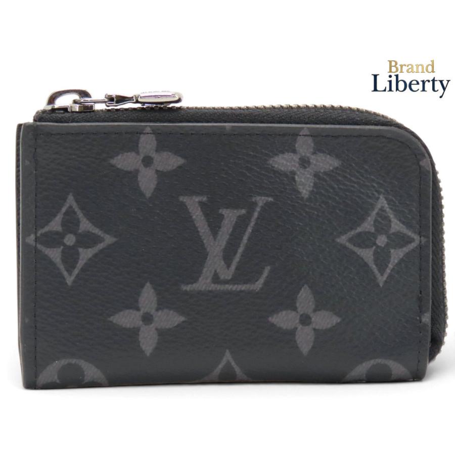 未使用級　ルイヴィトン　パース　ポルトモネ　ジュール　エクリプス　黒 LOUIS VUITTON（ルイ・ヴィトン） 超美品 モノグラムエクリプス