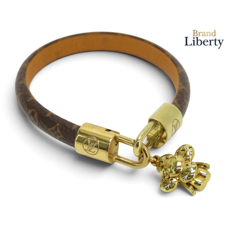 美品】Louis Vuitton モノグラム バングル ブレスレット ルイヴィトン 