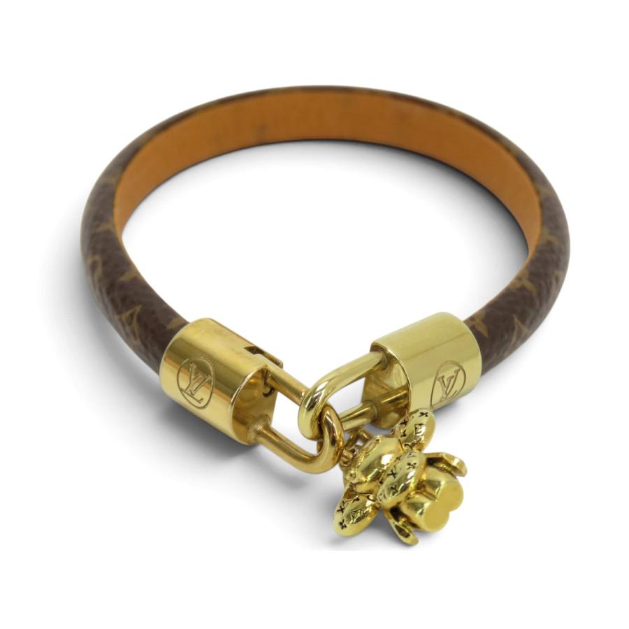 美品✨ルイヴィトンブレスレット　レザー　 ゴールド金具　モノグラム　ドーフィーヌ LOUIS VUITTON（ルイ・ヴィトン） 美品 ブレスレット ヴィヴィエンヌ