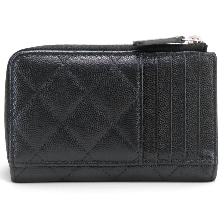 CHANEL（シャネル） レア超美品 マトラッセ キャビアスキン ジップ