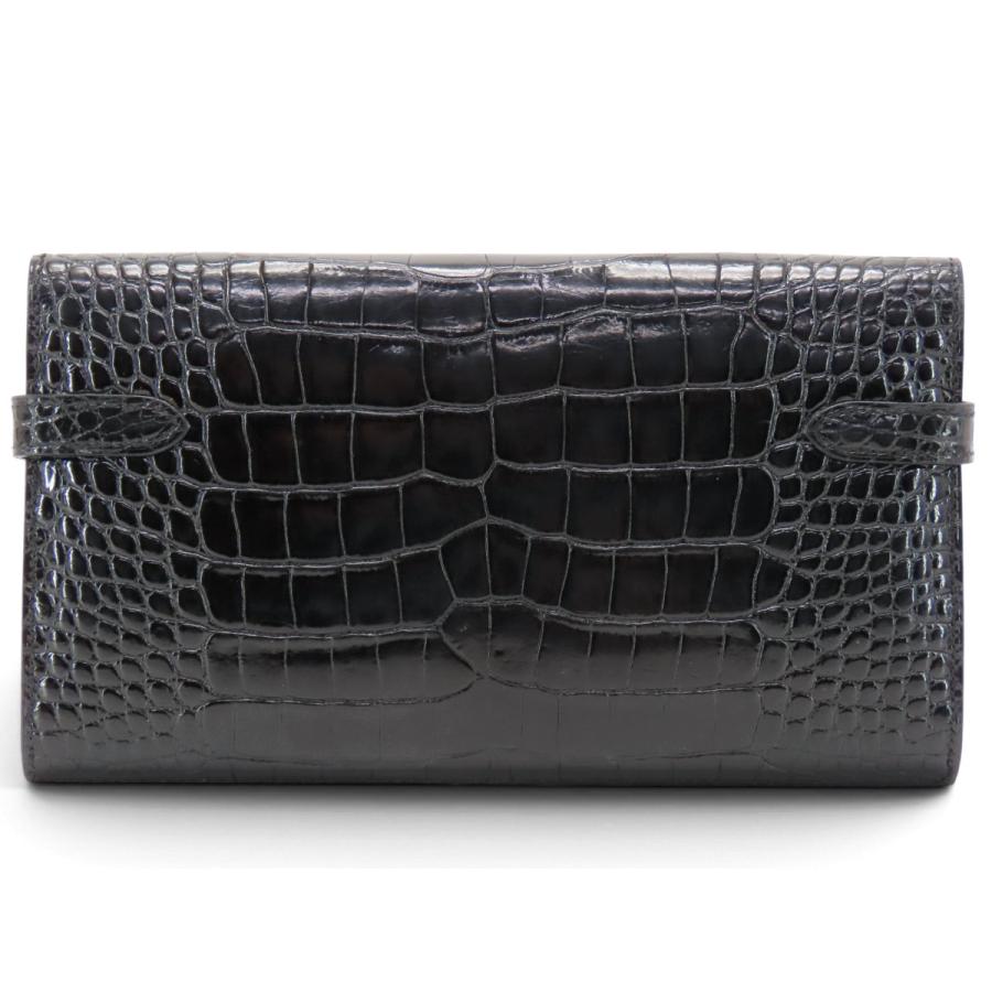 HERMES（エルメス） レア美品 ケリーウォレット ロング アリゲーター