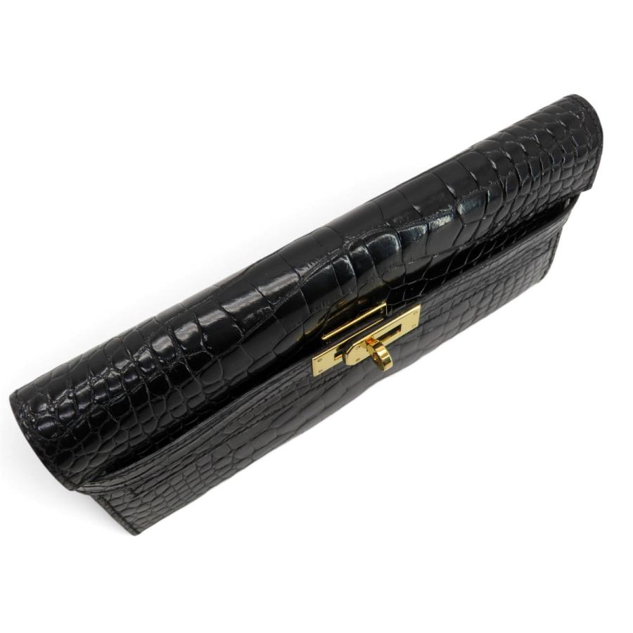 HERMES（エルメス） レア美品 ケリーウォレット ロング アリゲーター