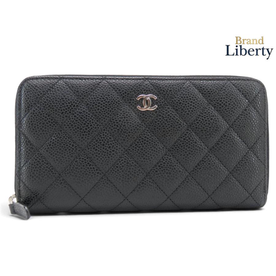 CHANEL（シャネル） 美品 マトラッセ ココマーク キャビアスキン