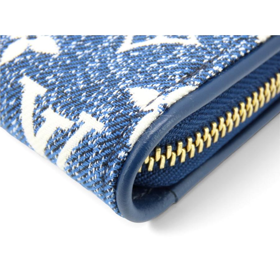 【ほぼ未使用】ルイヴィトン モノグラム　デニム　ジャガード　マリーヌ　ジッピー LOUIS VUITTON（ルイ・ヴィトン） 未使用 モノグラム ジャカード