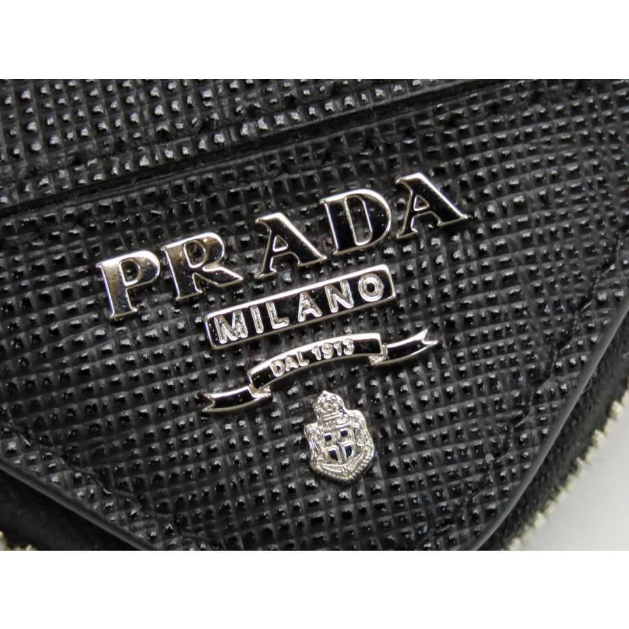 PRADA（プラダ） 新古品 サフィアーノ ジップアラウンド財布 ラウンド
