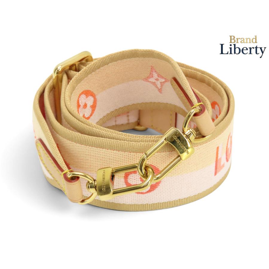 LOUIS VUITTON ショルダーストラップ ベージュ LOUIS VUITTON（ルイ・ヴィトン） 超美品 スピーディ20用 調整可能
