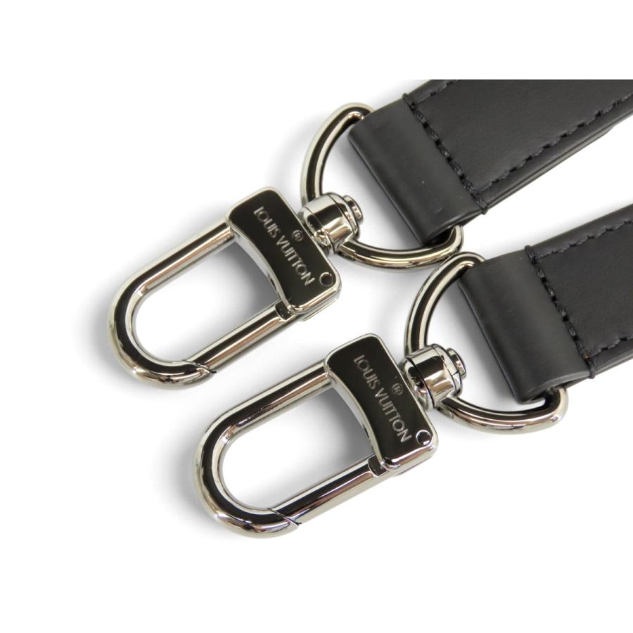 ルイヴィトン　シルバー　ブラックストラップ（調整可能） LOUIS VUITTON（ルイ・ヴィトン） 未使用 モノグラム エクリプス