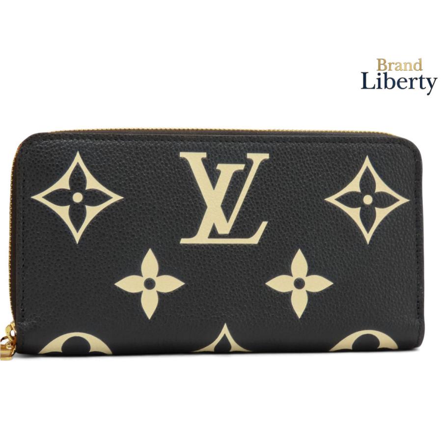 ルイヴィトン バイカラー モノグラム・アンプラント レザージッピー・ウォレット LOUIS VUITTON（ルイ・ヴィトン） 未使用 バイカラー モノグラム アン