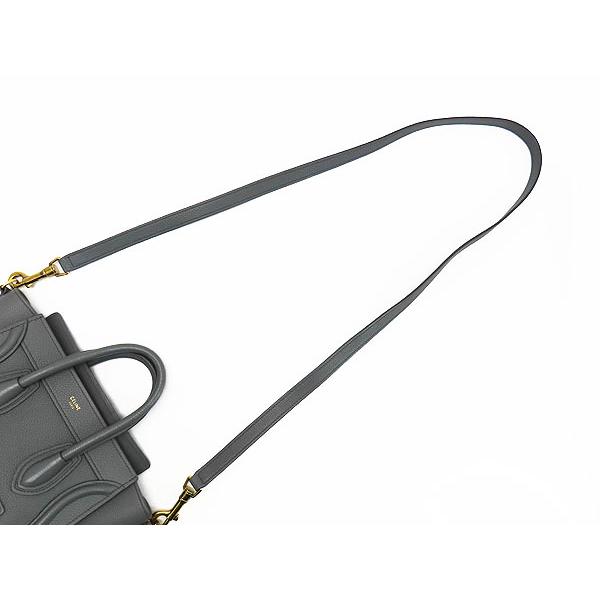 CELINE 美品 セリーヌ ラゲージ ナノ ショッパー 2WAY ハンドバッグ