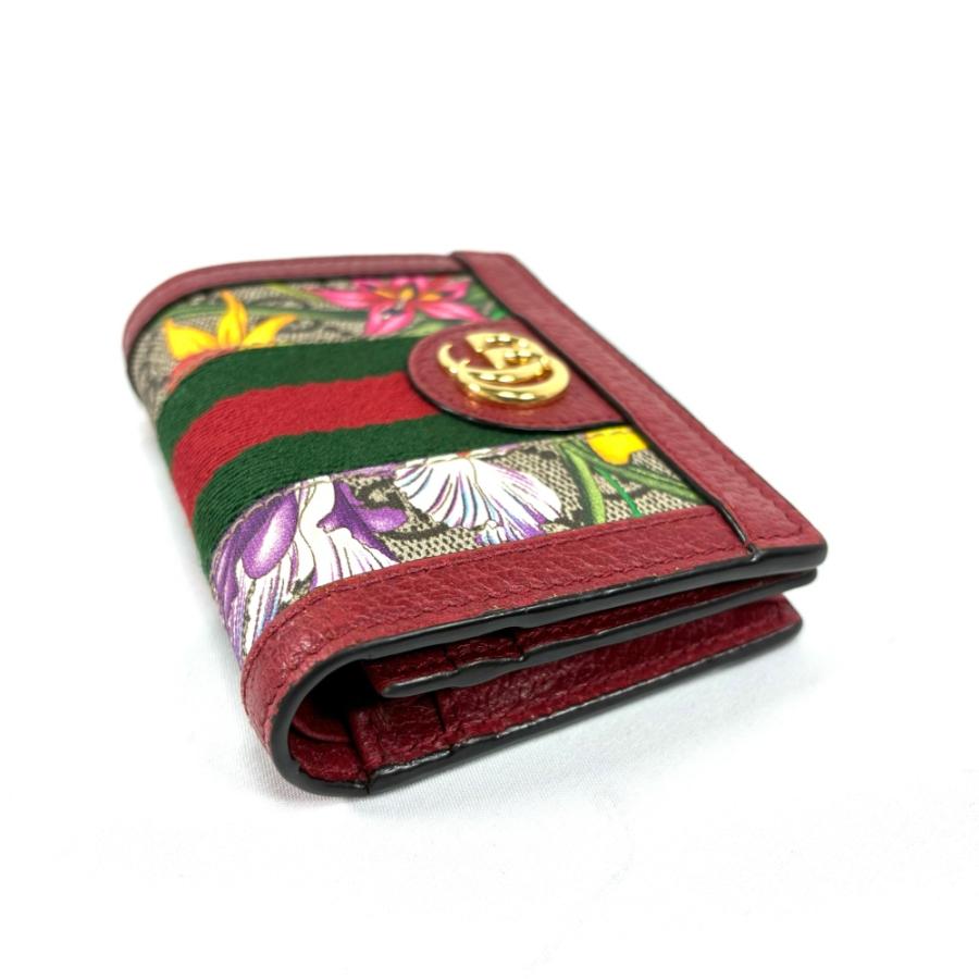 GUCCI グッチ 二つ折り財布 GGマーモント オフィディア コンパクト 