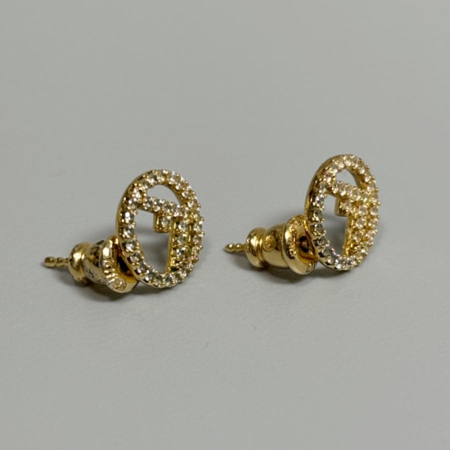 FENDI（フェンディ） ピアス エフ イズ パヴェ F IS FENDI ロゴ
