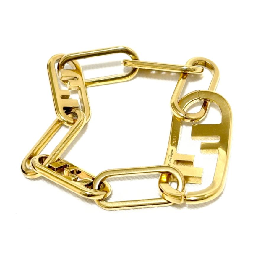 フェンディ★オーロック★バックル★ブレスレット★腕輪★ゴールド FENDI（フェンディ） FENDI FF オーロック ブレスレット M ブレス