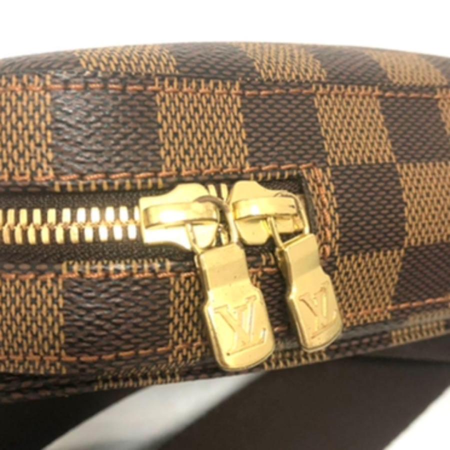 LOUIS VUITTON ルイ ヴィトン ジェロニモス ダミエ ボディバッグ ユニセックス エベヌ ブラウン ダミエキャンバス N51994 中古｜brandlife｜09