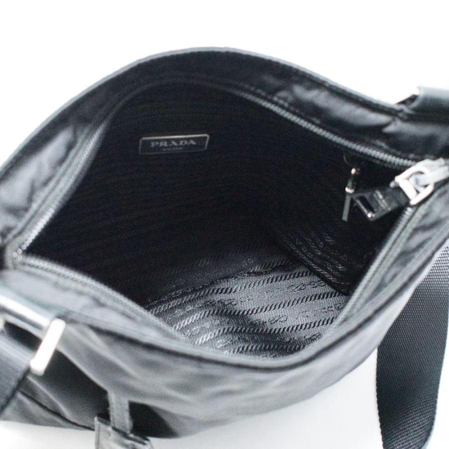 PRADA（プラダ） TESSUTO ショルダーバッグ 斜め掛け ナイロン レザー
