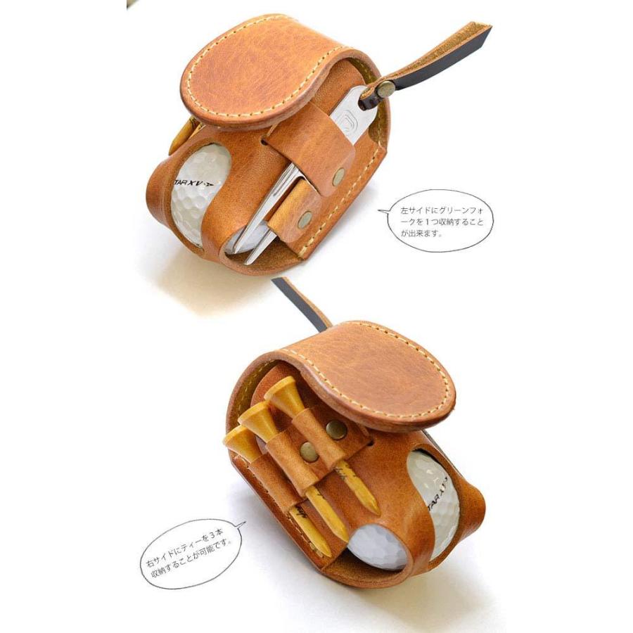 ゴルフボール・ティー・グリーンフォーク 収納 ケース ホルダー ゴルフ