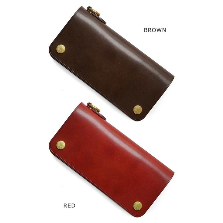 クロスロード CROSS ROADS 二つ折り長財布 ダブルホック 栃木レザー