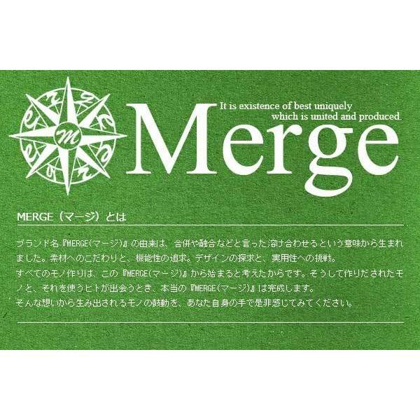 マージ Merge 二つ折り財布 短財布 メンズ ブラック 黒 馬革 レザー 本