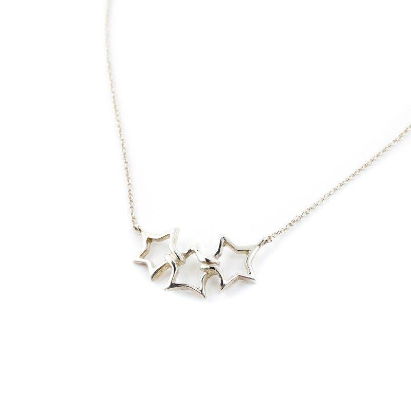 ティファニー Tiffany&Co. トリプルスター ネックレス シルバー925 シルバー 約3g 6-3-810_2