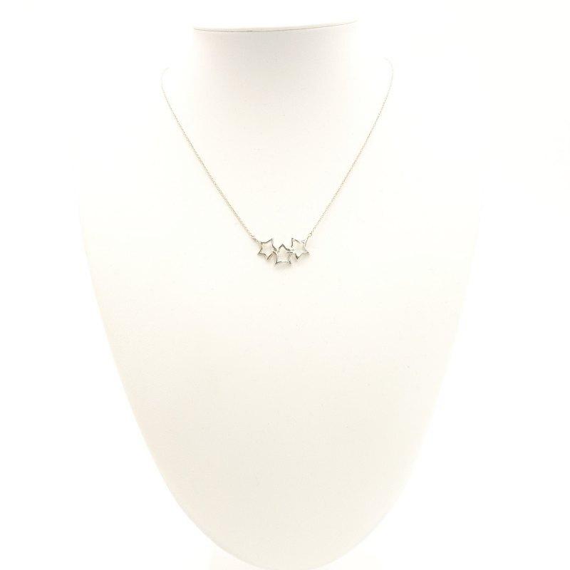ティファニー Tiffany&Co. トリプルスター ネックレス シルバー925 シルバー 約3g 6-3-810_8