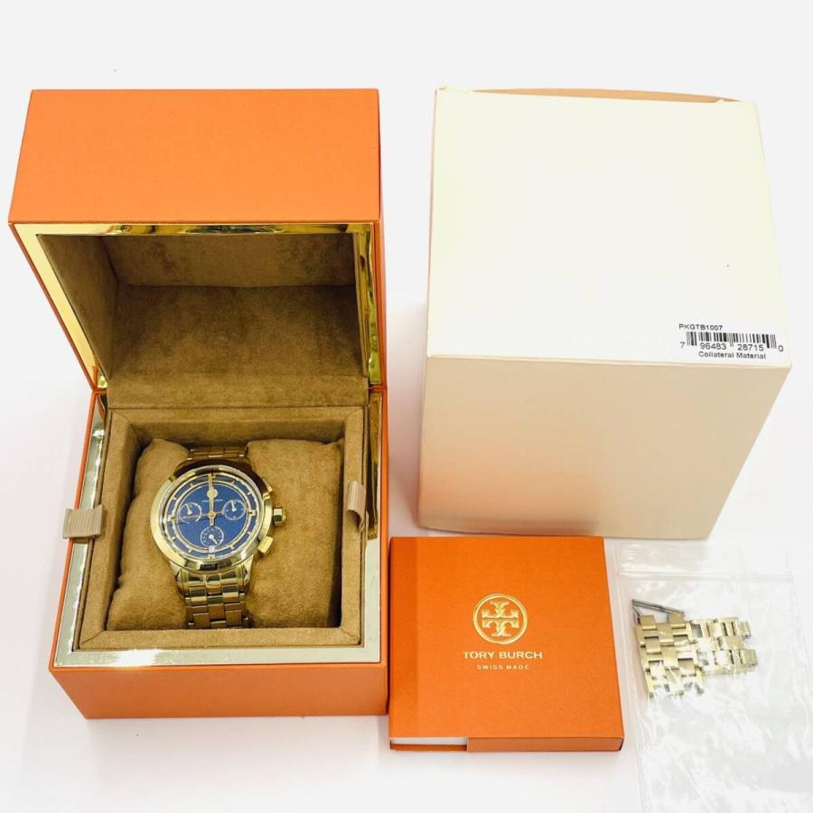 TORY BURCH オレンジ文字盤 クォーツ腕時計 【公式通販】