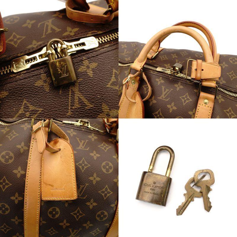ルイヴィトン LOUIS VUITTON モノグラム キーポル 60 バンドリエール