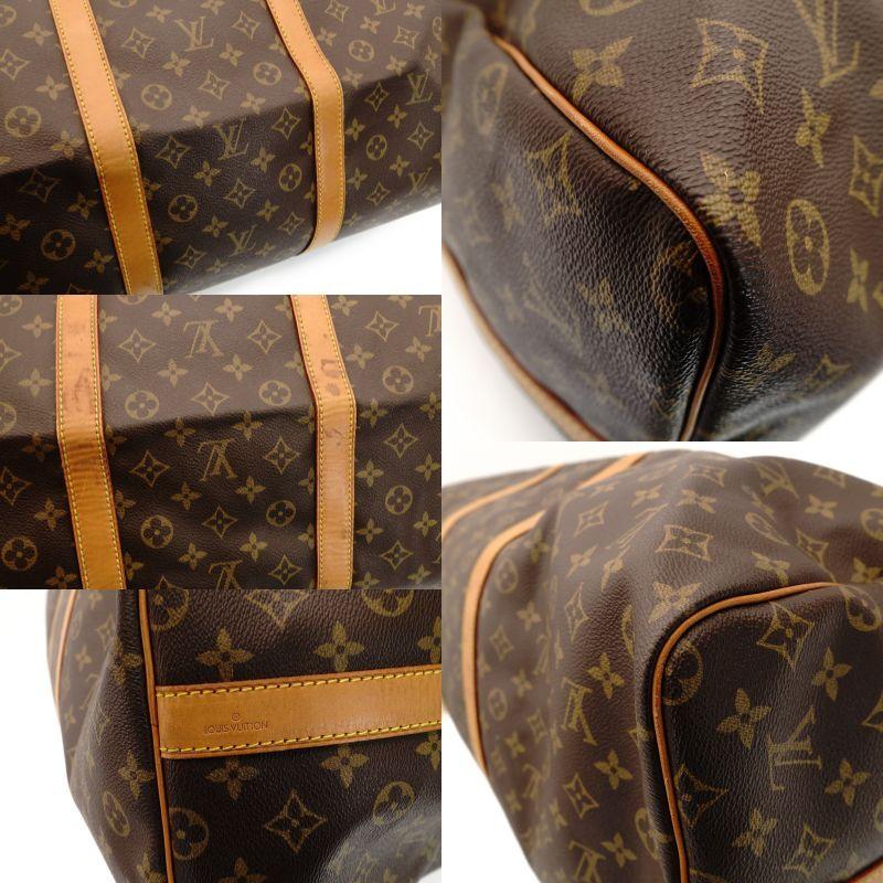 ルイヴィトン LOUIS VUITTON モノグラム キーポル 60 バンドリエール