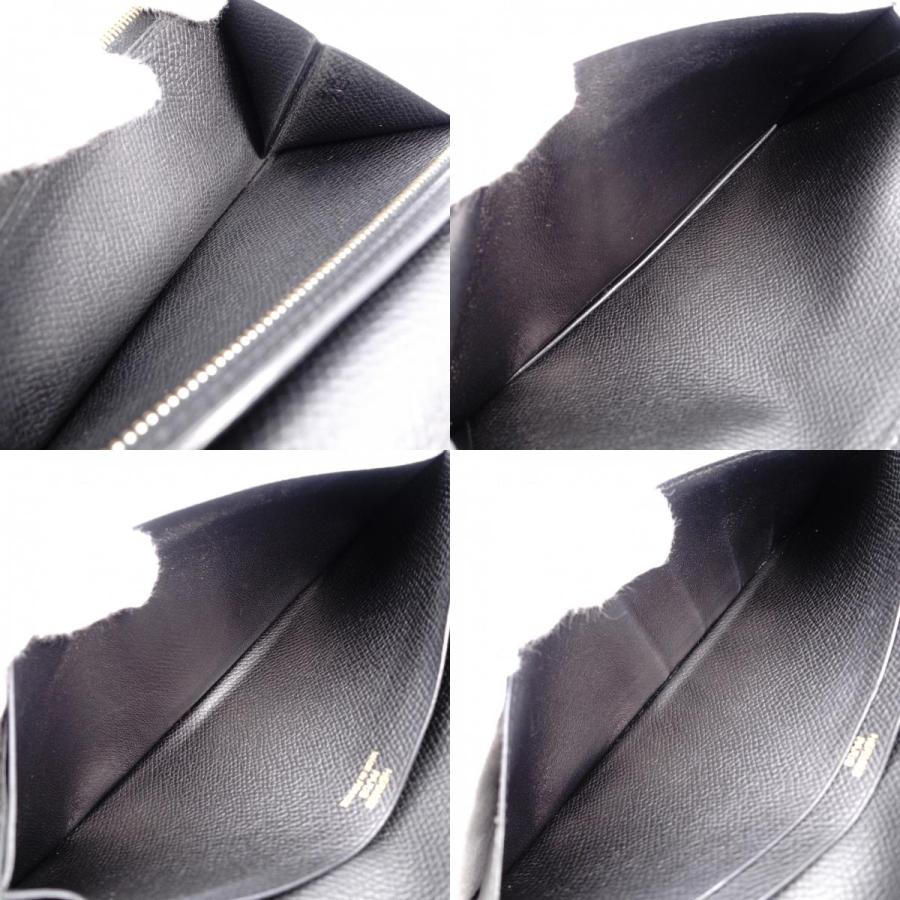 HERMES（エルメス） ベアン スフレ 長財布 レザー ブラック 黒 