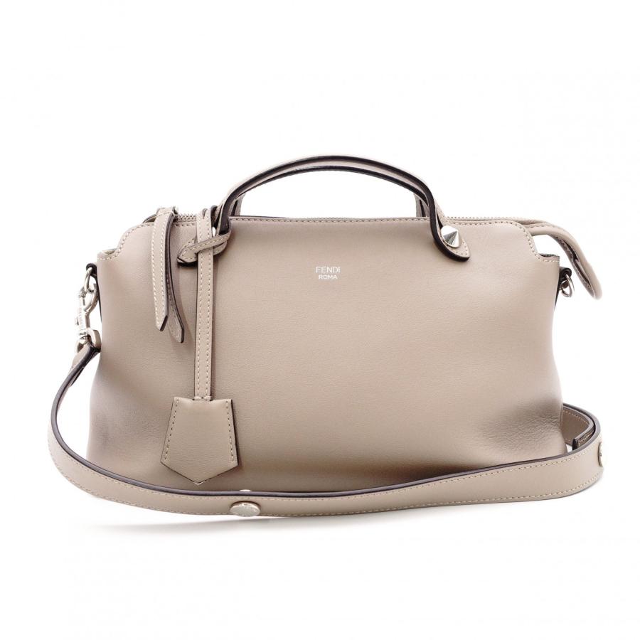 FENDI（フェンディ） バイザウェイ ハンドバッグ レザー グレージュ