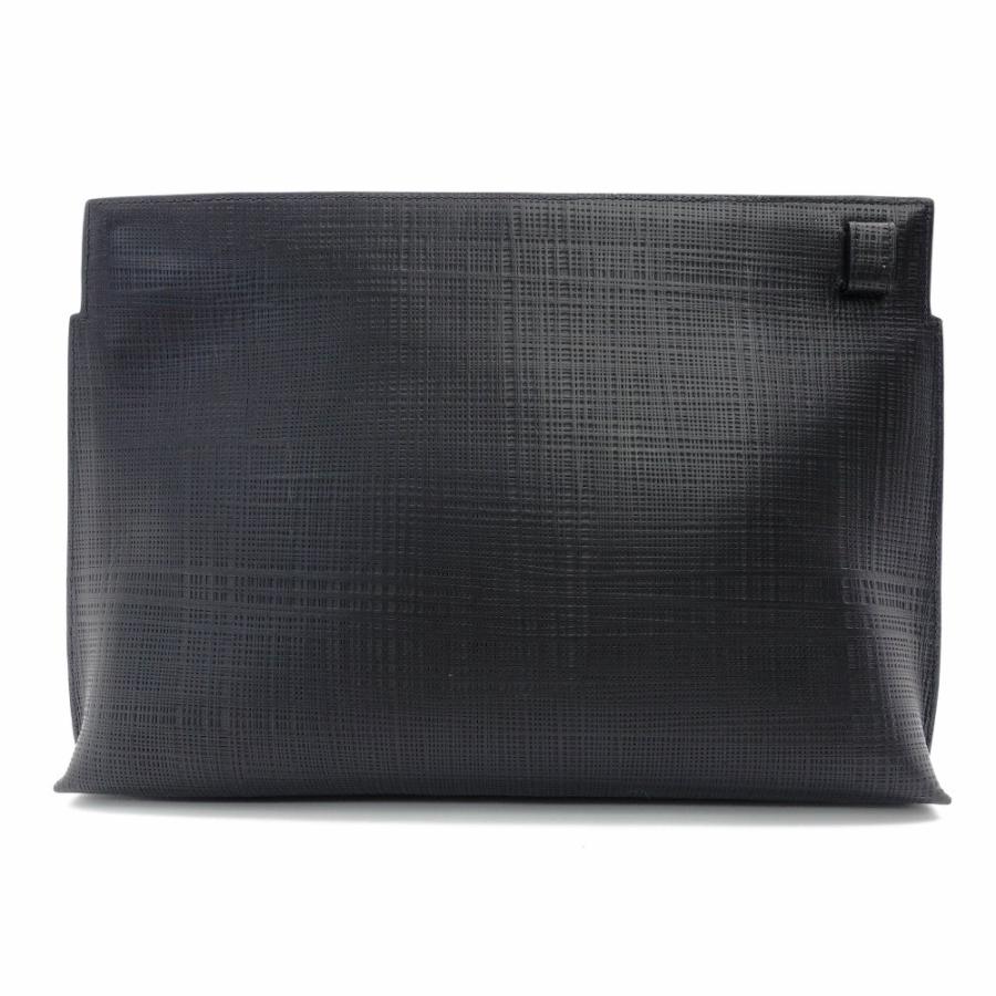 LOEWE（ロエベ） アナグラム クラッチバッグ ブラック 黒 レザー