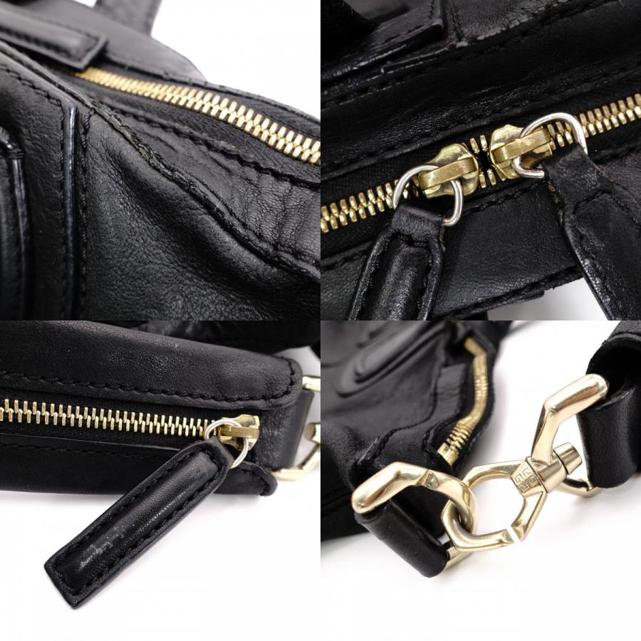 GIVENCHY ジバンシィ ナイチンゲール ハンドバッグ レザー ブラック 