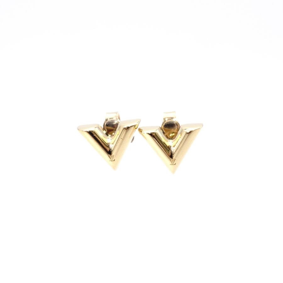 LOUIS VUITTON エセンシャルV ピアス ゴールド LOUIS VUITTON（ルイ・ヴィトン） エッセンシャル V ピアス メタル