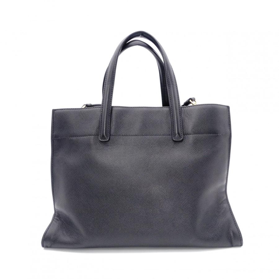 PRADA（プラダ） ハンドバッグ レザー ブラック サフィアーノレザー