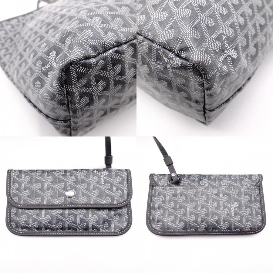 GOYARD（ゴヤール） サンルイ PM トートバッグ PVC レザー グレー