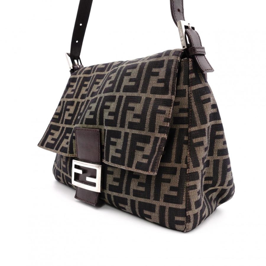 FENDI（フェンディ） マンマバケット ズッカ ショルダーバッグ