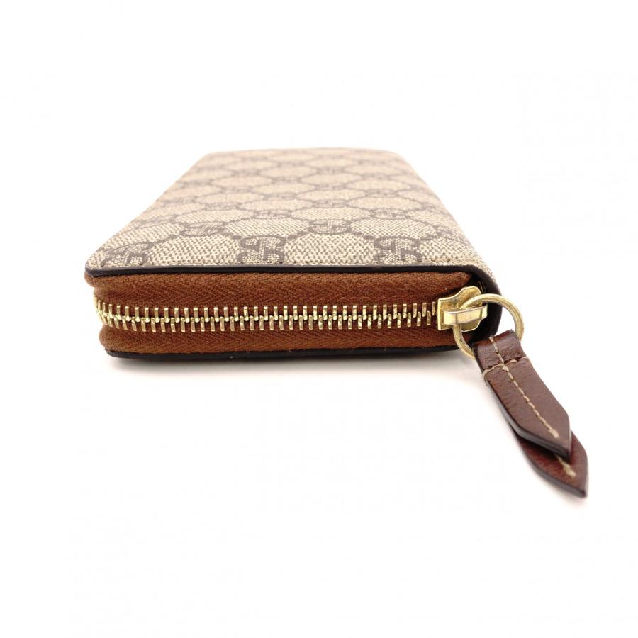 GUCCI（グッチ） GGスプリーム 長財布 PVC レザー ベージュ系 財布 