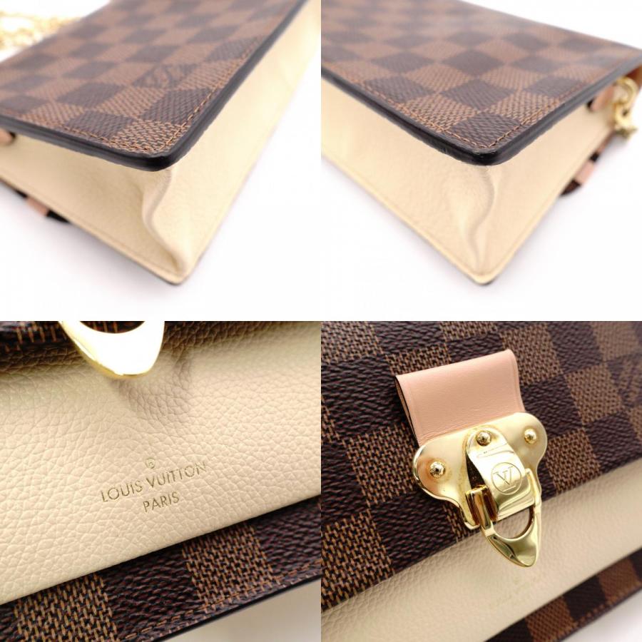 LOUIS VUITTON ルイヴィトン ヴァヴァン ポルトフォイユ ダミエ ショルダーバッグ PVC ブラウン系_6