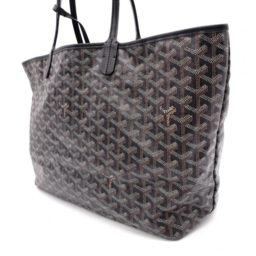 サンルイ PM PVC レザー ブラック GOYARD（ゴヤール） サンルイ PM トートバッグ PVC レザー ブラック系