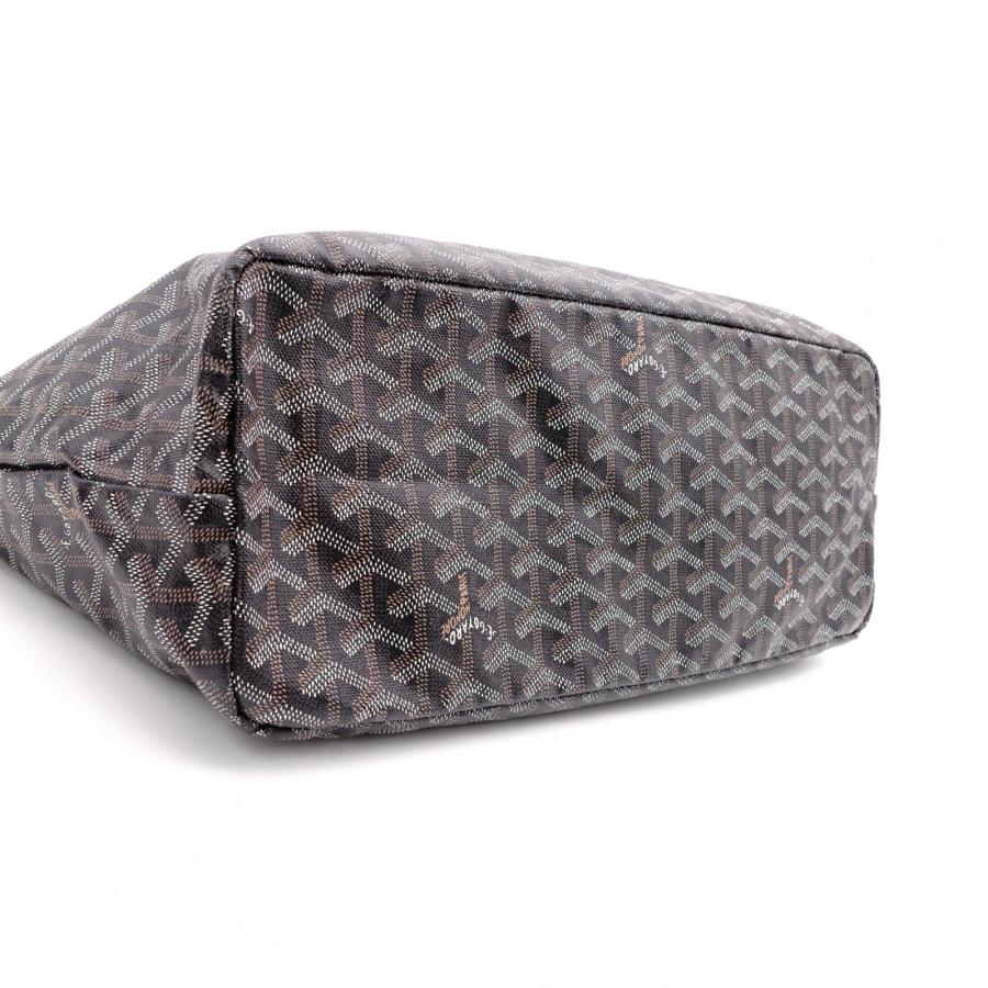 GOYARD（ゴヤール） サンルイ PM トートバッグ PVC レザー ブラック系