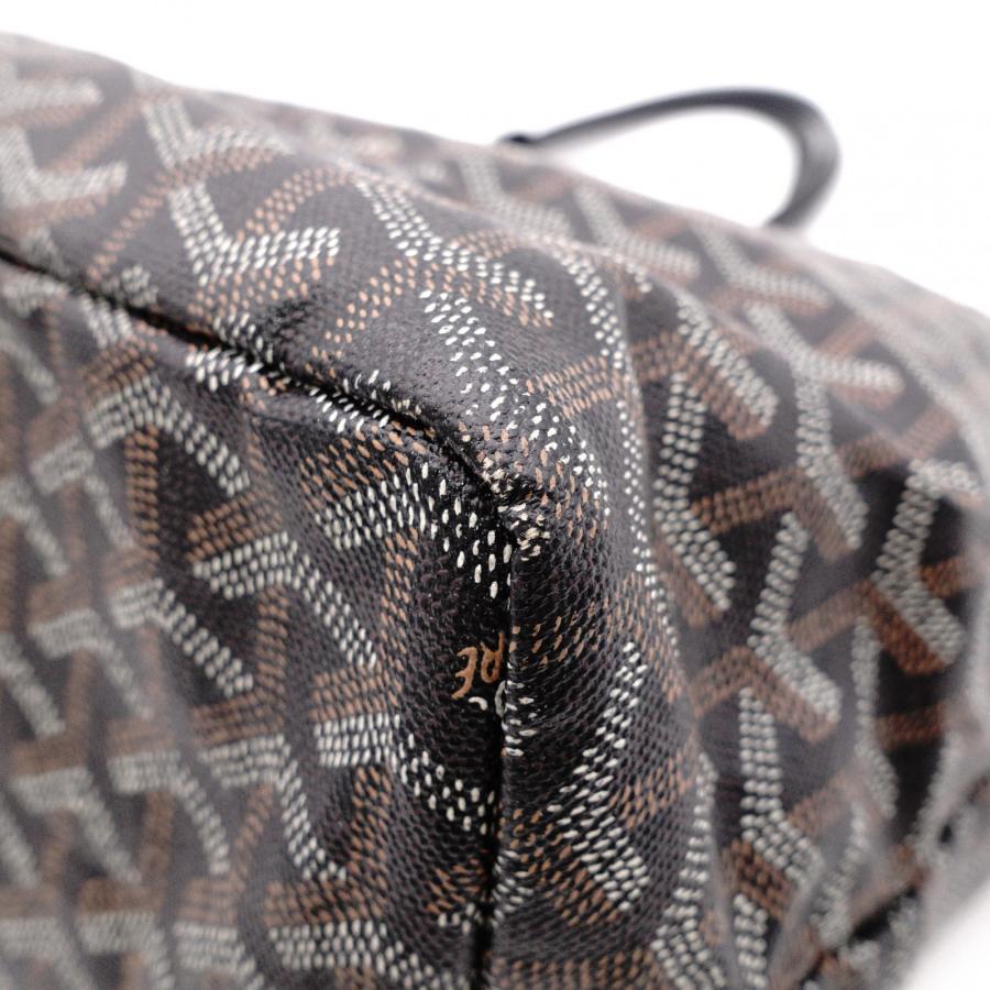 GOYARD（ゴヤール） サンルイ PM トートバッグ PVC レザー ブラック系