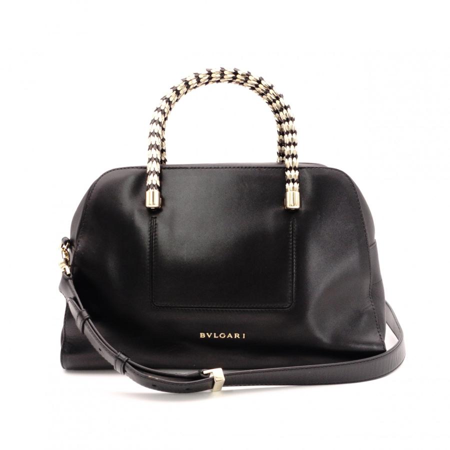 BVLGARI（ブルガリ） スカリエ セルペンティ ハンドバッグ レザー 2way 