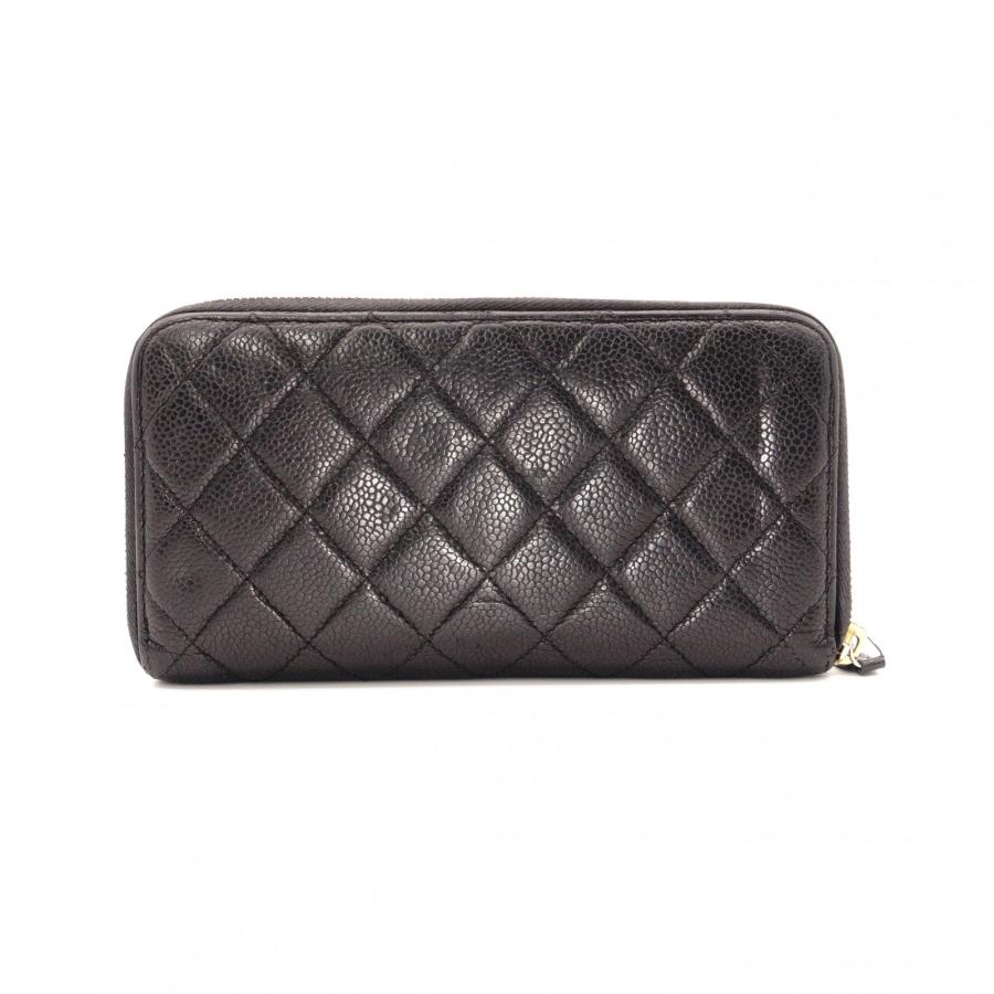 CHANEL（シャネル） キャビアスキン マトラッセ 長財布 レザー 