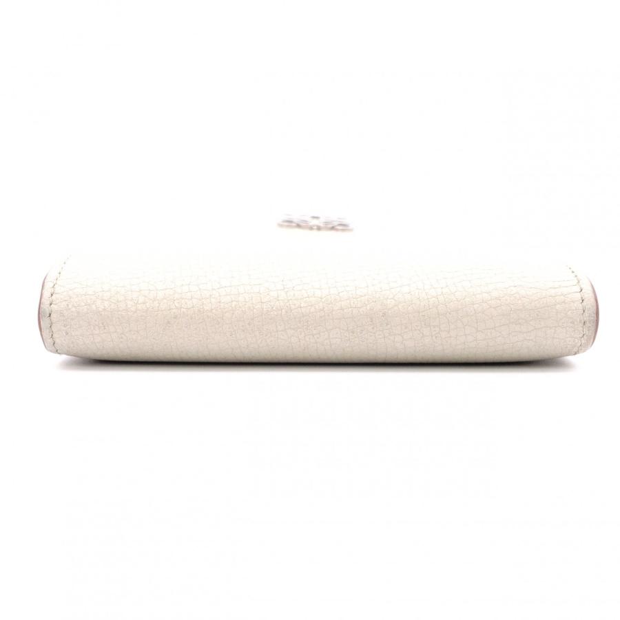 LOEWE（ロエベ） アナグラム 三つ折り財布 レザー ベージュ 財布