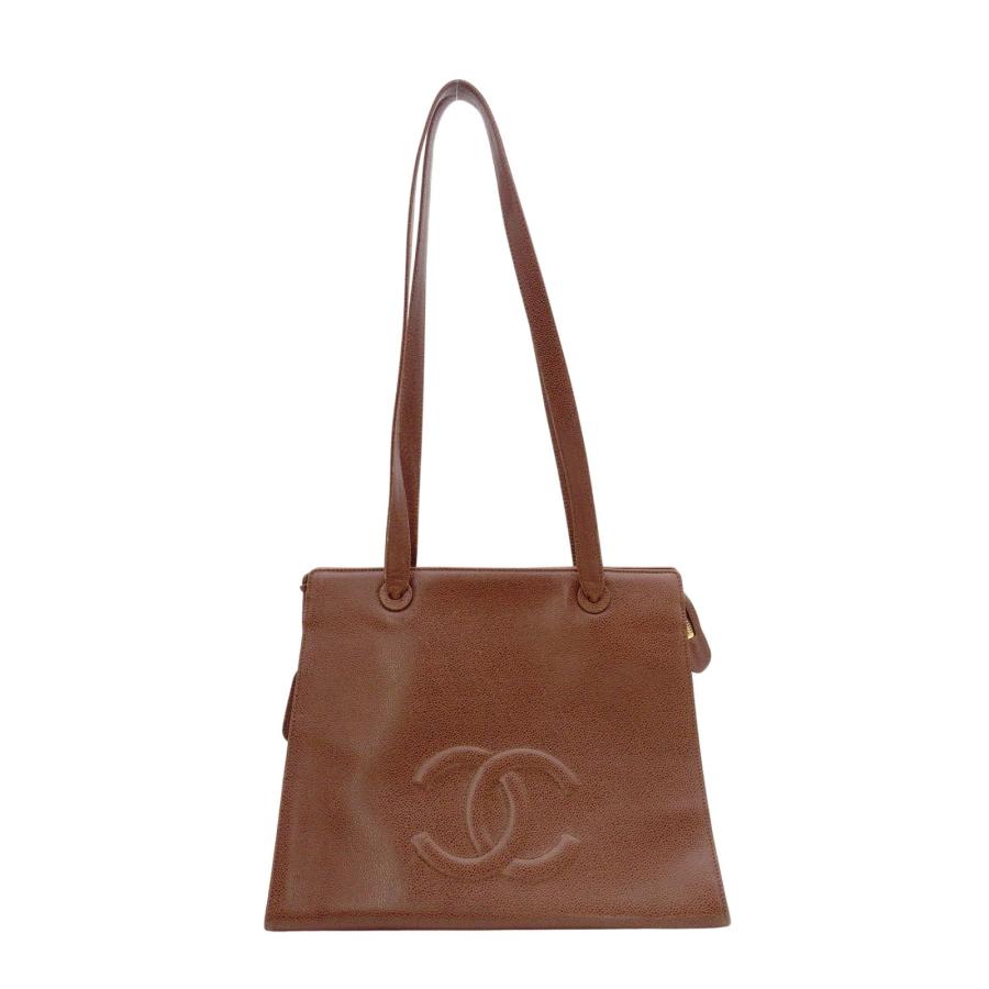 CHANEL（シャネル） キャビアスキン ココマーク ショルダーバッグ 
