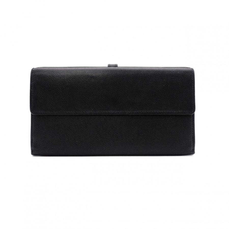 CHANEL（シャネル） 長財布 レザー ブラック CCマーク ゴールド金具 
