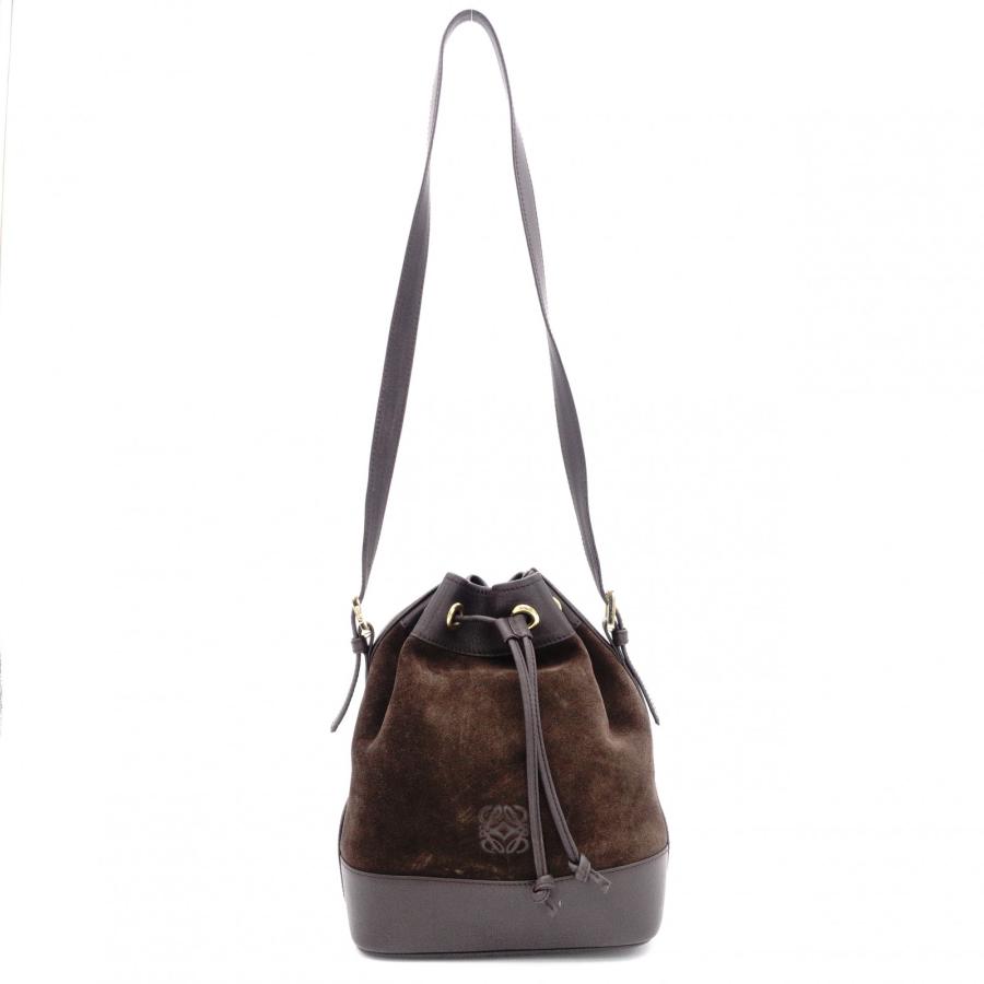 LOEWE（ロエベ） アナグラム ショルダーバッグ レザー ブラウン 