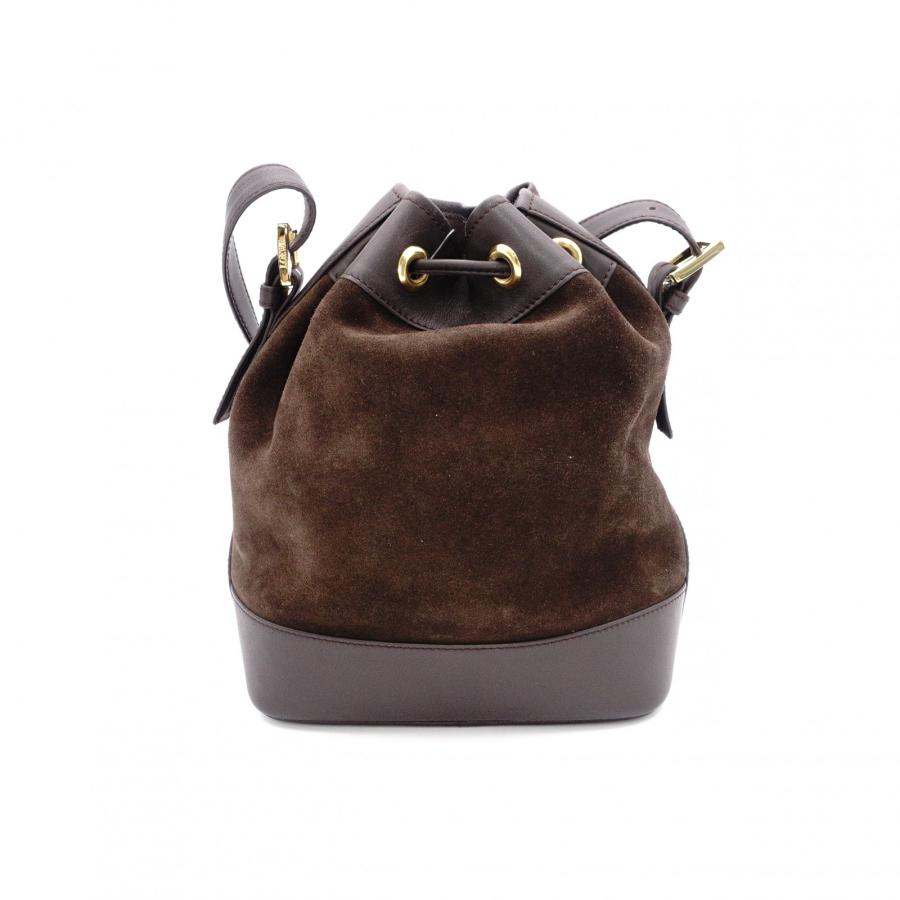 LOEWE（ロエベ） アナグラム ショルダーバッグ レザー ブラウン 