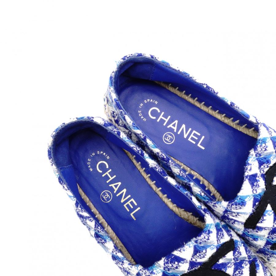 CHANEL（シャネル） エスパドリーユ スリッポン ツイード ナイロン